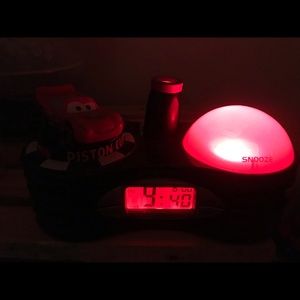Pixar/Disney Cars Projection alarm clock.